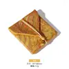 Bolsa de tecido brocado ondulado água dourada método antigo bolsa para joias de jade jade pulseira de brincadeira bolsa de lótus bolsa para joias