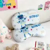 Almohada Infantil de Espuma Viscoelástica de Dibujos Animados Protección del Cuello Rebote Lento Bebé Estudiante de Jardín de Infancia Forma de Animal Lindo Lavable