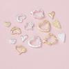 Nuevos Accesorios para Arte de Uñas Amor Aleación Accesorios Corazón Melocotón Arte de Uñas Día de San Valentín Decoración Lujo Ligero Accesorios Diamantes para Uñas