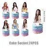Amazon Katseye Grupo de Meninas Tema K-POP Festa de Aniversário Decorações Pratos de Papel Copos de Papel Balões Faixas Recortes