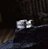 Anillo Ajustable Taoísta Protector de Plata de Ley S925 Joyería Taoísta Anillos de Cinco Truenos de Cinabrio Tendencia Nacional Retro Nuevo Estilo Chino