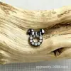 Aretes de Aleación de Titanio Astmf-136 Serie Negro Brillante Rosca Interna de Titanio G23 Cabeza de Piercing de Zirconia