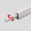 Retractor de Puerta de Gabinete sin Tirador Empujador Tipo Pulsador Invisible Retractor de Perla de Rebote para Puerta Oculta de Gabinete Armario