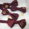 Pajarita de boda estilo chino para padrino de boda, vestido formal para hombre, novio, boda, vino tinto, lazo estilo británico coreano.