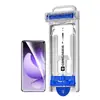 Película Tazuo para Teléfono Oppo Reno 13 Pro, Reno 12 Cerámica, 11 Compartimento Libre de Polvo, 10 Adhesivo Completo, A5 Templado, 9 Pegatinas