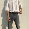 Cinturón de Hebilla de Pin Estilo Hong Kong para Hombre 2024 Estilo Coreano de Moda Ins Cinturón Joven Versátil Moda Cinturón para Jeans Pantalones