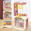 Estufa de Cocina Mini Transfronteriza Vajilla de Mesa para Cocinar Simulada para Niños Traje de Mesa Juguetes de Cocina Simulada para Niñas