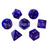 Fornecimento Direto da Fábrica Dnd Dungeons and Dragons Jogo de Tabuleiro Poliédrico Z03 Azul Médio Olho de Gato Conjunto de Sete Dados