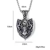 Collar Colgante de Acero Inoxidable con Forma de Ciervo Navideño para Animales, Personalizado Transfronterizo, Amazon Express, Comercio Exterior Transfronterizo, Listo para la Venta