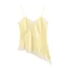 Comércio Exterior Transfronteiriço Roupas Femininas Europeias e Americanas Novo Design Francês Renda Splicing Camisola Top 5919105