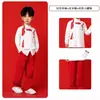 Trajes de Performance Coral para o Dia das Crianças Estilo Chinês Trajes de Performance para Reunião Esportiva de Meninos e Meninas Recitação de Poesia Estilo Chinês