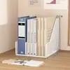 Suporte de Arquivos de Mesa, Suporte de Armazenamento de Dados para Desktop, Organizador de Estação de Trabalho, Caixa de Armazenamento de Pastas, Estante com Múltiplos Compartimentos