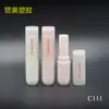 Tubo de Plástico Redondo para Maquillaje y Labial, Tubo Vacío Personalizado por Inyección de Color para Labial, Material de Empaque