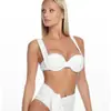 Marca Bikini Traje de Baño Sujetador 1/2 Push Up Copa Superior Vestido de Baile Vestido de Novia Copa de Pecho Engrosada Semi-Redonda