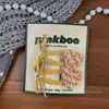 Corea del Sur Nuevo Otoño e Invierno Botón Amor Cuero Niños Niña Todo-partido Lazo Flequillo Pinza Lateral Accesorios para el Cabello de Niñas