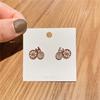 Aretes de Alta Gama para Mujer, Aretes Nicho, Joyería de Temperamento de Flor de Perla Retro, Aretes para Puesto Mayorista