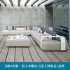 Terraza de Patio Exterior Aleación de Aluminio Combinación de Sofás de Ocio para Exteriores Muebles para Jardín de Villa Habitación Soleada Impermeable Protección Solar