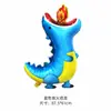 Set de Decoración para Fiesta de Cumpleaños Infantil de Venta Caliente Transfronteriza Globo de Película de Aluminio Tema de Dinosaurio Fiesta Globo de Decoración de Dibujos Animados