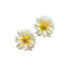 Aretes de Tachuela de Flor de Margarita Estilo Coreano Estilo Hada Accesorios de Aretes Frescos y Coloridos Pendientes de Personalidad Dulce y de Moda Accesorios para Orejas