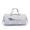 Bolsa deportiva de fitness para hombre, bolsa de hombro con separación de ropa seca y húmeda, bolsa de equipaje, bolsa de yoga portátil, bolsa de viaje para mujer, logotipo imprimible