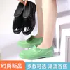 Zapatos ligeros de corte bajo impermeables antideslizantes para mujer, adultos, exteriores, cocina, boca poco profunda, zapatos de goma de trabajo para mujer, venta al por mayor, exportación