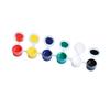 Kit de pigmento acrílico infantil 12 cores 6 unidas estudantes pintura artística boneca de gesso pintada tira de tinta em estoque