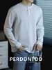 Camiseta Henley de Algodão Waffle Retrô com Botões e Gola Henley de Manga Longa para Homens, Top Casual para o Dia a Dia Primavera 2026