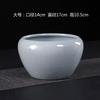 Geyao Bowl Lotus Vaso de flores hidropônico Cerâmica Grande e Pequena Porosa Doméstica Desktop Varanda Utensílios de elevação de água Micro nenúfares