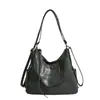 Estilo Coreano Gran Capacidad Tendencia Temperamento 2026 Otoño/Invierno Nuevo Casual Bolso de Hombro de Cuero Suave Nicho Bolso Tote para Viajes