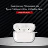 Adequado para capa de fone de ouvido transparente de TPU da Apple AirPods Pro2 Bluetooth 1ª geração capa protetora 2ª 3ª geração capa