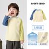 Camiseta de Manga Longa Estilo Europeu para Meninos, Mão Direita, Nova Roupa de Outono e Inverno para Crianças, Camiseta Básica Grossa para Bebês e Meninos Pequenos no Inverno