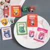 Marcadores de Livro Magnéticos de Celebridades em Desenho Animado, Clipes Magnéticos Dobráveis para Páginas de Estudantes, Pequenos Presentes, Marcadores de Livro com Texto Inspirador para Jovens