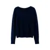 Serie DopaminaTejido Pesado Cepillado ~ Suéter de Punto de Seda y Cachemira Suave y Cómodo para Mujer, Jersey de Otoño e Invierno