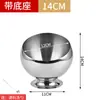 Tanque de Condimentos para Olla Caliente de Acero Inoxidable Barril de Almacenamiento para Cocina Doméstica Barril de Limpieza para Mesa de Comedor Tazón Divel con Tapa Cenicero para KTV