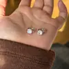 Pendientes Cuadrados Brillantes de Circonita Diamante para Mujer Diseño de Nicho Lujo Accesible Pendientes Elegantes de Gama Alta de Moda Versátiles Pendientes Personalizados