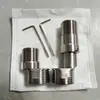 Em Estoque Conector de Torneira de Chuveiro Longo Curvo Telescópico de Aço Inoxidável 304 com Ângulo Excêntrico Giratório Universal Espessado