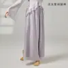 Disfraz de Danza Clásica con un Top de Gasa con Volantes, Fluido y de Aspecto de Hada para Danza China, Danza Moderna y Entrenamiento Corporal