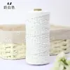 Cuerda de Hilo de Algodón Colorida para Manualidades DIY, Estructura para Trepar Gatos, Decoración de Cuerda de Algodón Tejida a Mano, 2 mm 100 m
