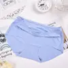 [40,00 kg-85,00 kg] Ropa interior de seda de hielo sin costuras para mujer, entrepierna de algodón, cintura media, bragas sexys para niñas, ropa interior