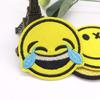 Parche de Tela Bordado con Expresión de Cara Sonriente al por Mayor Parche Bordado a Computadora Aplique Decorativo para Ropa Bolsa Accesorios de Ropa