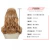 Fabricante de Cortina de Cabello para Peluca Venta al por Mayor Comercio Exterior Transfronterizo Ola Grande Fibra Química Hilo de Pesca Cortina de Cabello Rizado Extensión de Cabello Sin Costuras Pieza de Peluca