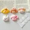 Ímã de Geladeira Fofo Macio Fofinho Conjunto de Acessórios de Cabelo Gravata de Cabelo Macia Fofa Doce Feminina Presilha de Bico Presilha para Franja