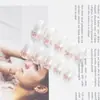 Adesivos de Manicure Modernos Prata-Branco Frescos, Bordas com Padrão de Renda, Unhas Exquisitas Usáveis, Manicure Doce de Venda Quente Transfronteiriça