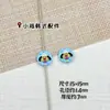 Corrente para Celular Colar Pingente Grampo de Cabelo Acessórios de Joia de Liga Metálica com Contas Estampado de Cachorro Fofo de Desenho Animado para Aniversário