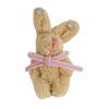 Conejo de peluche de tela con forma de estrella de cinco puntas y lazo de otoño e invierno con colgante, accesorios de joyería DIY al por mayor