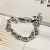 Procesamiento de pulseras personalizado nuevo pulsera de acero inoxidable europea y americana hombres y mujeres pulsera exquisita sub-suministro al por mayor
