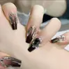 Borboleta de Cristal de Gelo Olho de Gato Nail Art Unhas Usáveis High-End Blush Suave Noiva Iluminador Desejo Puro Estilo Estudante Ins