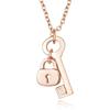 Collar de Moda Redondo Color Tesoro Plata Esterlina s925 Collar Femenino Transfronterizo Europeo y Americano Collar de Zircón en Forma de Gota Cadena para Clavícula Femenina