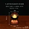 Lámpara de Bola de Cristal Real para Ofrenda, Lámpara de Loto Recargable, Lámpara de Buda de Cobre, Lámpara Frontal de Buda, Lámpara LED Eterna, Lámpara de Ofrenda para el Hogar