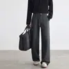 Pantalones Casuales de Estilo 'Old Money' para Hombre, Colección Otoño/Invierno 2026, Corte Holgado, Versátiles, Color Sólido, Pierna Recta, Pantalones Largos de Caída al por Mayor